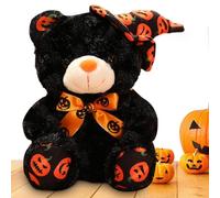 Personalized Halloween Plush Dolls - Soft Stuffed Animal Toys Hat | Pp Cotton Filled Cute gffts Baby Girl Boy, Festive Decorative Cuddly Figures for Kids Room Party Holiday Celebration