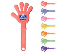 Personalized Hand Clappers, Custom Hand Clappers Noisemakers with Logo,11 Inch Large Cheer Noise Makers Finger Noise Makers for Basketball Football Game Party Favors (Red)