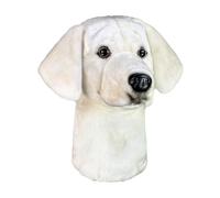 Personalized Head Covers for Golf Clubs, Dog Heads Golf Driver Head Covers for 3-Wood, 5-Wood (White Labrador)