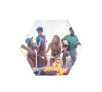 Personalized Hexagon Acrylic Photo Wall Tiles - Personalised with Own Picture,Collage Wall Art Picture Modern Wall-Mounted Decor for Home, Weddings, Graduation (1)