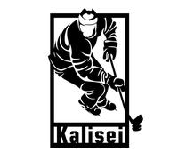 Personalized Ice Hockey Wall Decor Sticker Custom Player Name & Number Ice Hockey Silhouette Wall Art Decal, Sports Gifts for Bedroom, Christmas & Birthday