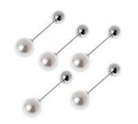 Personalized Imitation Double Pearl Brooches 5 Pcs Badge Hat Bag Shawl Clips Scarf Pins Jewelry Classic Starts Book Series Oliver Twist