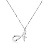 Personalized Initial Necklace - Customizable Monogrammed Jewelry for Women, Handwritten Script Letter Pendant in Stainless Steel, Unique Gift Idea for Anniversary, Birthday, Christmas, Valentine