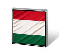 Personalized Italy Flag Lapel Pin for Men Women Cute Funny Square Brooch for Ease And Safe Aluminum Alloy Brooches Suit Dress Accessories Wedding Party
