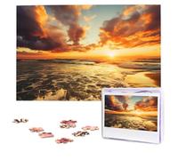 Personalized Jigsaw Puzzles for Adults 1000 Pieces Custom Puzzle from Photos Cloudy Sunset Sky Puzzles Picture Jigsaw Puzzle Gifts for Holiday Birthday Wedding Anniversay Christmas
