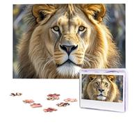 Personalized Jigsaw Puzzles for Adults 1000 Pieces Custom Puzzle from Photos Lion image Puzzles Picture Jigsaw Puzzle Gifts for Holiday Birthday Wedding Anniversay Christmas