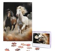 Personalized Jigsaw Puzzles for Adults 500 Pieces Custom Puzzle from Photos Horse passing through the clouds Puzzles Picture Jigsaw Puzzle Gifts for Holiday Birthday Wedding Anniversay Christmas
