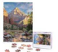 Personalized Jigsaw Puzzles for Adults 500 Pieces Custom Puzzle from Photos zion national park Puzzles Picture Jigsaw Puzzle Gifts for Holiday Birthday Wedding Anniversay Christmas