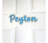 Personalized Kids Door Name Sign - Custom Nursery & Bedroom Wall Name Plaque, Cute Children Room Door Sign, Personalized Name Decor Gift for Boys & Girls