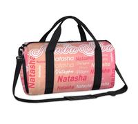 Personalized-Kids-Travel-Bag with Shoe Compartment Waterproof Pocket Custom Small Gym Duffle Bag for Girls Boys Dance Ballet Gymnastics Overnight Weekender Pink Ombre04