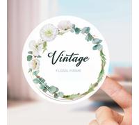 Personalized Labels Custom Stickers for Businesses Logo, Birthday Party Baby Candy Candle Gift Boxes Wedding Favors Labels Thank You Stickers Custom Vinyl Stickers (Vinyl)