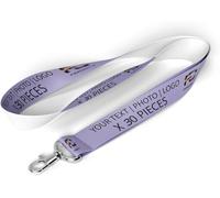 Personalized Lanyard Set of 30 Pieces with Your Logo/Text/Name or Graphics ID Neck Strap Lanyard for Holding a Name Badge [098]