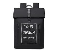Personalized Laptop Backpack Men Women Custom Name Photo Travel Business Backpack Large Capacity Computer Bookbag Color1,30 * 15 * 45CM