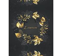 PERSONALIZED LAUREN GIFTS: Novelty Name Journal Present For Lauren (Lined Notebook - Card Alternative)
