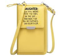 Personalized Leather Cell Phone Wallet Customized Phone Bags Onboarding Employment Contract Job Offer Printed Gift Large Capacity Purse Gift