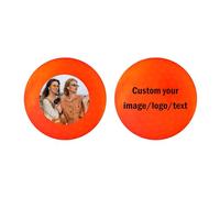 Personalized LED Golf Balls with Double-Sided UV Printing, 8-Minute Glow & 6 Light Colors, Custom Image/Text Golf Gifts for Men, Funny Night Golf Training Balls (1, Red)