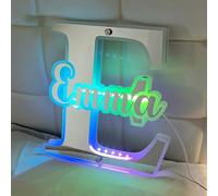 Personalized LED Night Light Name Sign,Personalized Neon Signs for Wall Decor,Custom Neon Sign,Wall Decor for Bedroom,neon Sign Customizable,For Kids,Mom,Dad (8x8in(20x20cm))