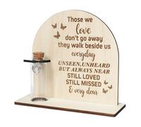 Personalized Loss of Loved One Photo Frame Memorial - Custom Lock of Hair Keepsake Jar, Remembrance and Bereavement Gift for Lost Mom, Dad, Friends, Sisters, Grandparents (Style C)