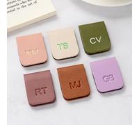 Personalized Magnetic Bookmark, Embossed Minimalist Bookmark, Customized Gift for Her, Handmade Gift for Book Lover