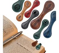 Personalized Magnetic Bookmark with Name Text Icon Available Various Shapes Styles of Magnetic Leather Bookmarks Double-Sided Book Mark Gift for Women Men Book Lover (Magnetic Strip Bookmarks)