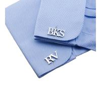 Personalized Men'S Shirt Initials Cufflinks With Engraving Alphabet Letter Names，Men'S Cufflinks For Dad Bridegroom Wedding Graduation Father'S Day Gifts,Gold,One Size