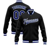 Personalized Men's Varsity College Jacket Baseball Bomber Coats Sweatshirt Custom Letter & Number Baseball Coat for Casual Wear