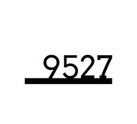 Personalized Metal Address Sign, House Number Sign for Outside, Custom Modern Letter, Street Name Sign for Business, Yard, Garage, Apartment, Office, Mailbox, Housewarming Gift