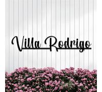 Personalized Metal Name Signs for Outdoors, Custom Modern House Numbers, Family Name Sign, Home Decorations for Entryway, Porch, Basement, Housewarming & Wedding Gifts