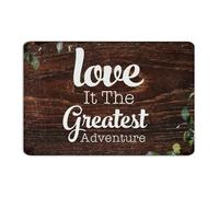 Personalized Metal Signs Love It The Greatest Adventure Man Cave Decor Garage Signs for Cabin Dining Room Garage Art Poster Gift for Office 8x12 Inch