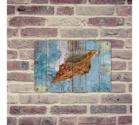 Personalized Metal Tin Sign Nautical Beach Ocean Theme Sea Snail Wall Poster Garage Signs Ocean Sea Animal Artwork Front Door Indoor Porch Home Decor Coral And Sea Fish And Turtles Sign 8x12