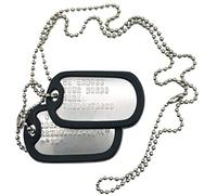 Personalized Military Dog Tags, Regulation Replacement ID Tags for Active Duty Service Members and Veterans from All Branches of The Military, Durable Stainless Steel Pet ID Tags for Dogs Cats