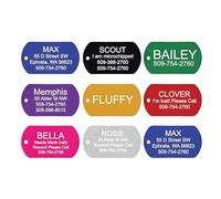 Personalized Military Pet ID Tag: Custom Alloy Dog & Cat Collar Charm