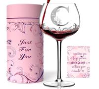 Personalized Monogram Gifts for Women - Customized Initial A-Z Wine Glass, Unique Birthday Christmas Gifts for Her, Mom, Wife, Sister, Daughter, Friend (Letter C)