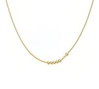 Personalized Morse Code Name Necklace, Morse Code Hidden Message Necklace, Secret Message Beads Women Necklaces, Minimalist Jewelry Gift for Valentine's Day Birthday Anniversary