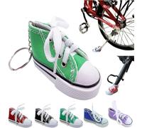 Personalized Moto Foot Support Small Shoe Motorbike Side Stand Kickstand Extension Pad,1pc Motorcycle Stand Cute Mini Canvas Shoes Side Stand Motorbike Accessories,Motorcycle Kickstand Shoe (Green)