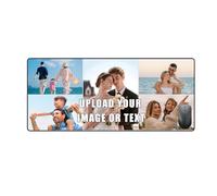 Personalized Mouse Pad with Photo, Custom Large Gaming Mouse Pad Desk Mat, Add Picture Text or Logo, Customized Mousepad for Office, Gaming & Gifts