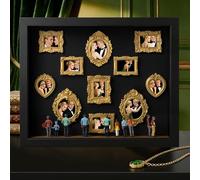 Personalized Museum of Us Box Photo Frame DIY, Custom Mini Museum Shadow Box Frame with Light, Customized Miniature Frames with Figurines, Unique Anniversary & Valentine's Day Gift for Couples, Her
