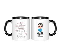 Personalized My Favorite Child Gave Me This Mug, Custom Favorite Child Funny Coffee Mugs with Names, Mothers Day Fathers Day Christmas Birthday Funny Gifts for Dad Papa Mom Grandma Grandpa (Style 5)