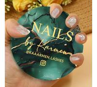 Personalized Nail Art Display Plates, Nail Technician Social Media Photo Prop, Custom Beauty Salon Displaytools, Nailfie Salon Selfie Acrylic Sign