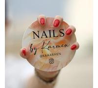 Personalized Nail Art Photo Props, Custom Nails Display Stand With Background Board For Social Media Photography, Nail Polish Showcase And Manicure Tools For Nails Technicians