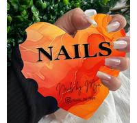 Personalized Nail Prop, Gift for Nail Techs, Custom Nailfie Disk, Beauty Salon Prop, Nailfie Acrylic Sign for Social Media Picture Prop(Color 9)