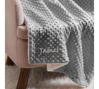 Personalized Name Baby Blanket, Embroidered New Born Baby Blanket, Stroller Swaddles Breathable Cotton Knitted Blanket Bedding Kid, Custom Baby Blanket, Personalized Baby Blanket with Name