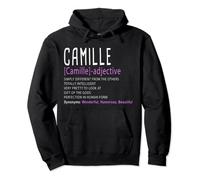 Personalized Name Description Camille Pullover Hoodie
