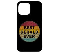 Personalized Name Gerald I love Gerald Retro vintage Style Case for iPhone 13 Pro Max