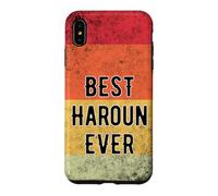 Personalized Name Haroun I love Haroun Retro vintage Style Case for iPhone XS Max