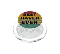Personalized Name Haven I love Haven Retro vintage Style PopSockets PopGrip for MagSafe