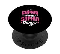 Personalized Name, I'm Sophia Doing Sophia Things PopSockets Adhesive PopGrip