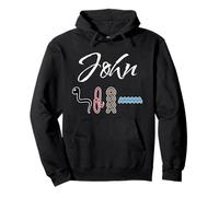 Personalized Name in Egyptian Hieroglyphs, Ancient Symbol Pullover Hoodie