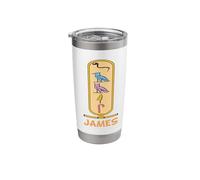Personalized Name in Egyptian Hieroglyphs, Ancient Symbol Stainless Steel Insulated Tumbler