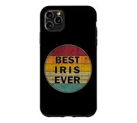 Personalized Name Iris I love Iris Retro vintage Style Case for iPhone 11 Pro Max